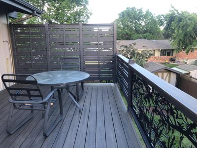 Composite Deck with Decorative Rails built by Deck Works in Colorado Springs