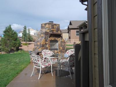 Sunroom and Fireplace built by Deck Works in Colorado Springs