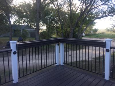 Front Patio with Wheelchair Access by Deck Works in Colorado Springs