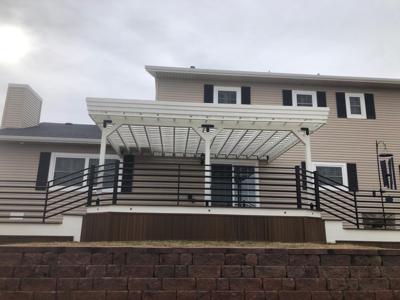 Pergola Addition to Deck built by Deck Works in Colorado Springs