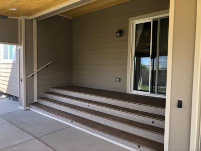 Deck Covered Patio and Stairs built by Deck Works in Colorado Springs