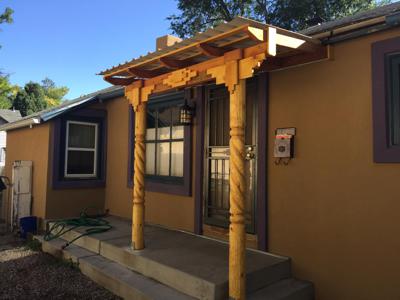 Decorative Porch Cover by Deck Works in Colorado Springs