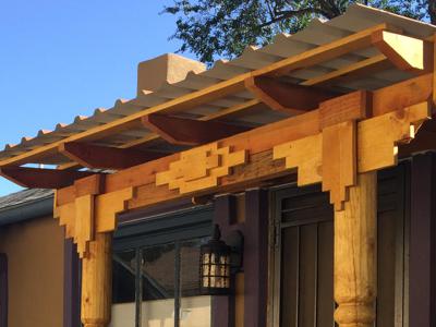 Decorative Porch Cover by Deck Works in Colorado Springs