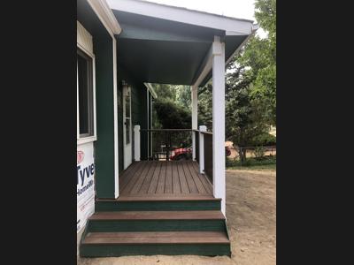 Covered Front Porch built by Deck Works in Colorado Springs