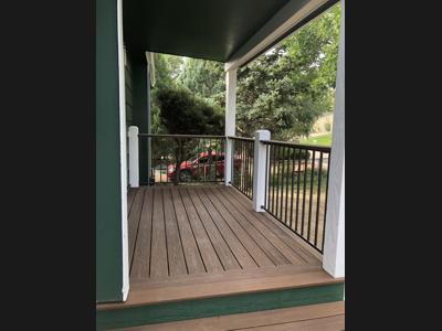 Covered Front Porch built by Deck Works in Colorado Springs