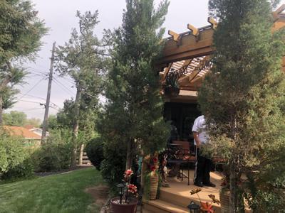 Composite Patio with Pergola built by Deck Works in Colorado Springs