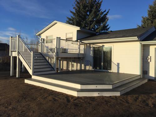 Multi Level Deck /Patio Built by Deck Works in Colorado Springs