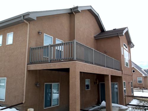 Composite Stucco Deck Built by Deck Works in Colorado Springs