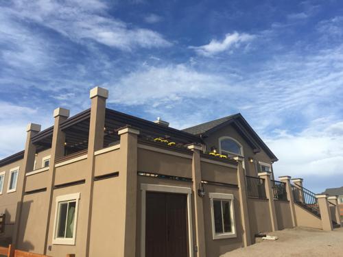 Stucco Deck Addition Built by Deck Works in Colorado Springs