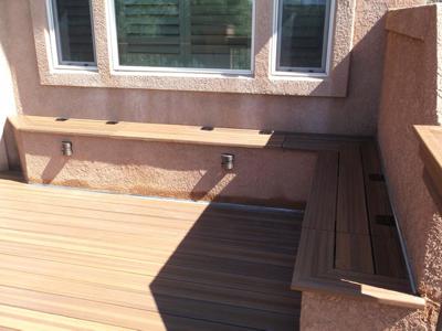 Custom Storage Bench by Deck Works in Colorado Springs