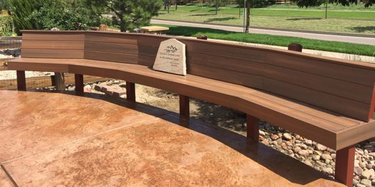 Custom Benches and Flower Boxes by Deck Works, Colorado Springs