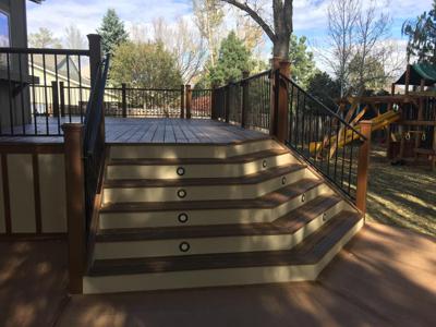 Custom Composite Deck by Deck Works in Colorado Springs