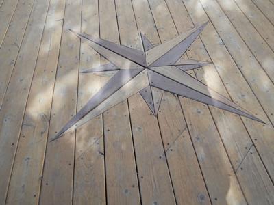 Deck Inlay with Outdoor Living by Deck Works in Colorado Springs