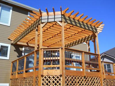 Deck Pergola by Deck Works in Colorado Springs