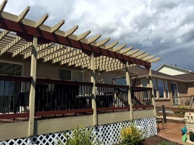 Deck Pergola by Deck Works in Colorado Springs