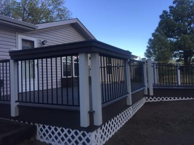 Front Patio by Deck Works in Colorado Springs