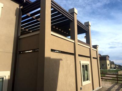 Stucco Deck Addition by Deck Works in Colorado Springs