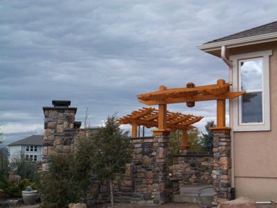Outdoor Living Space by Deck Works in Colorado Springs