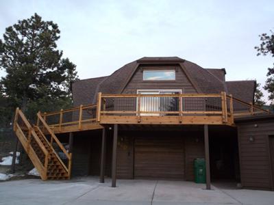 Redwood Deck by Deck Works in Colorado Springs