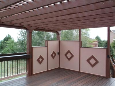 Deck with Pergola by Deck Works in Colorado Springs