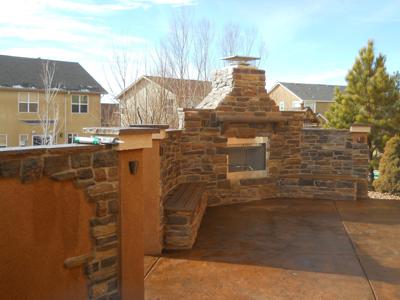 Deck with Outdoor Living Space by Deck Works in Colorado Springs